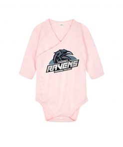 Baby Bodysuit Kimono Ravens rosa