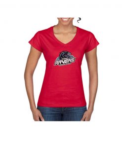 Softstyle® V-Neck Frau rot