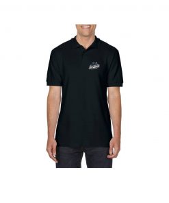 Softstyle® Double Piqué Polo Mann Schwarz