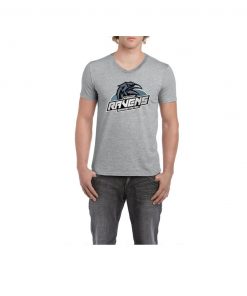 Softstyle® V-Neck Mann Sport grau