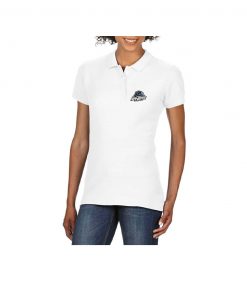 Softstyle® Double Piqué Polo Frau Weiss